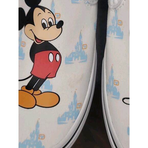 Vans x Disney World 50th Slip-On Shoes Mickey Mouse 10M/11.5W EUC Rare - Picture 7 of 11